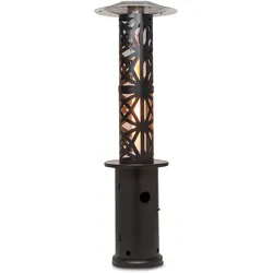 Goldflame Style Terrassenheizstrahler 11,2 kW 360°-Blick mobil