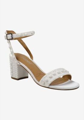 Women's Rulata Sandals by J. Renee in White (Size 6 1/2 M)