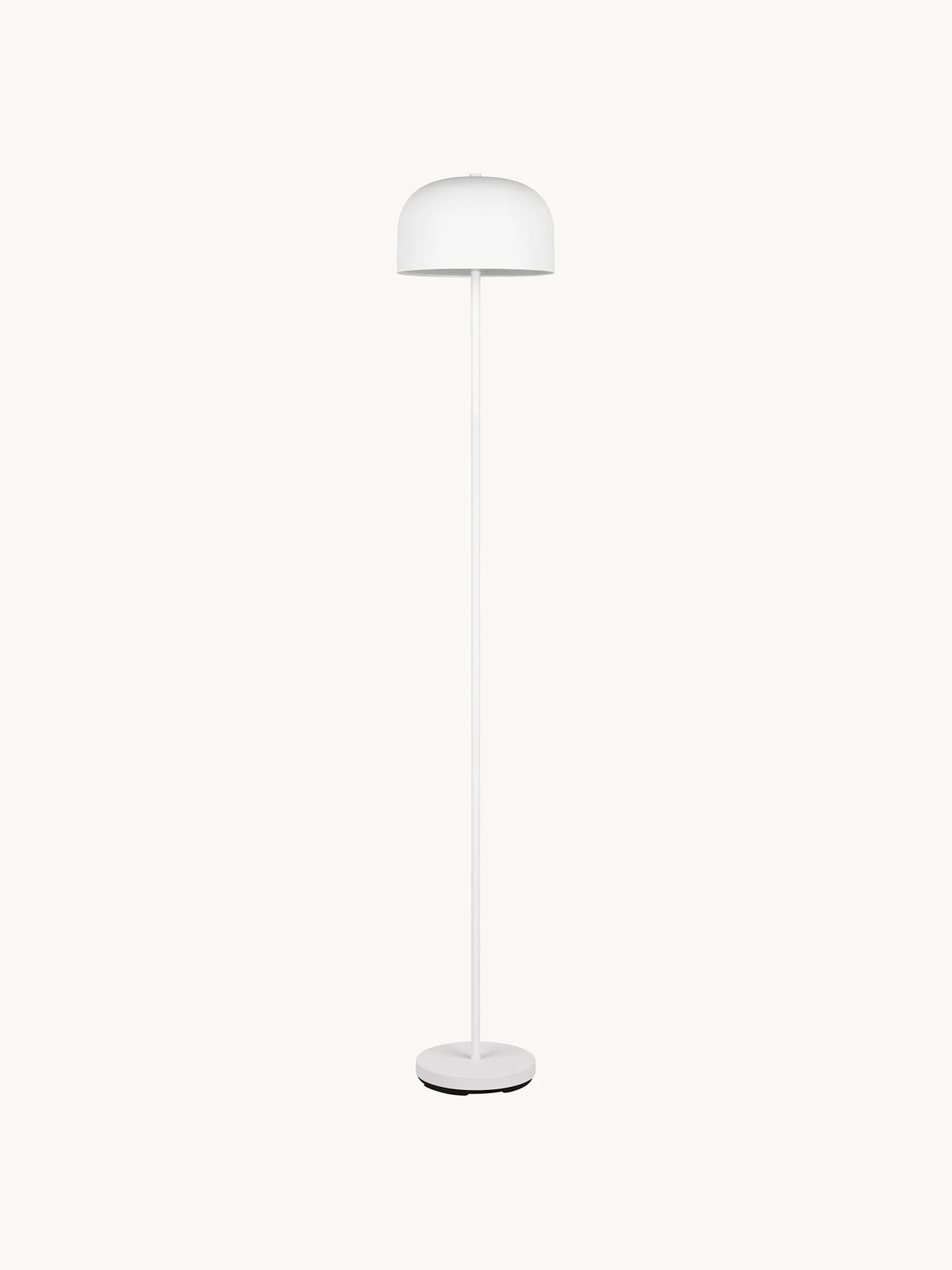 Trio Jeff oplaadbare LED vloerlamp wit met dimfunctie en touchbediening
