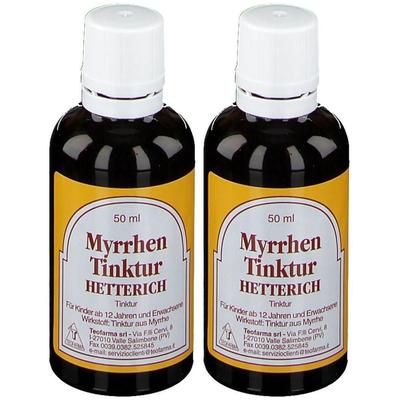 Myrrhentinktur Hetterich 2x 2x50 ml Tinktur