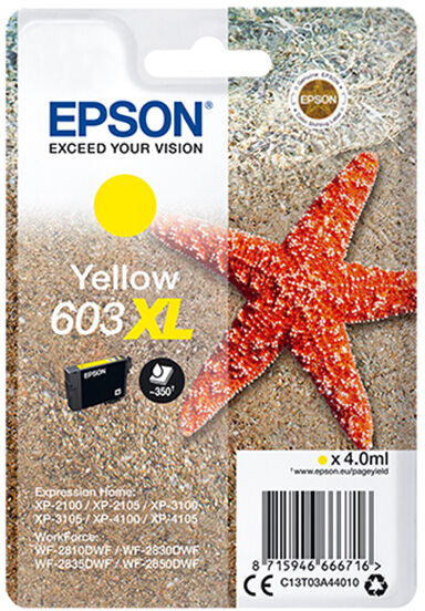 TINTEIRO EPSON 603 XL AMARELO MPACK