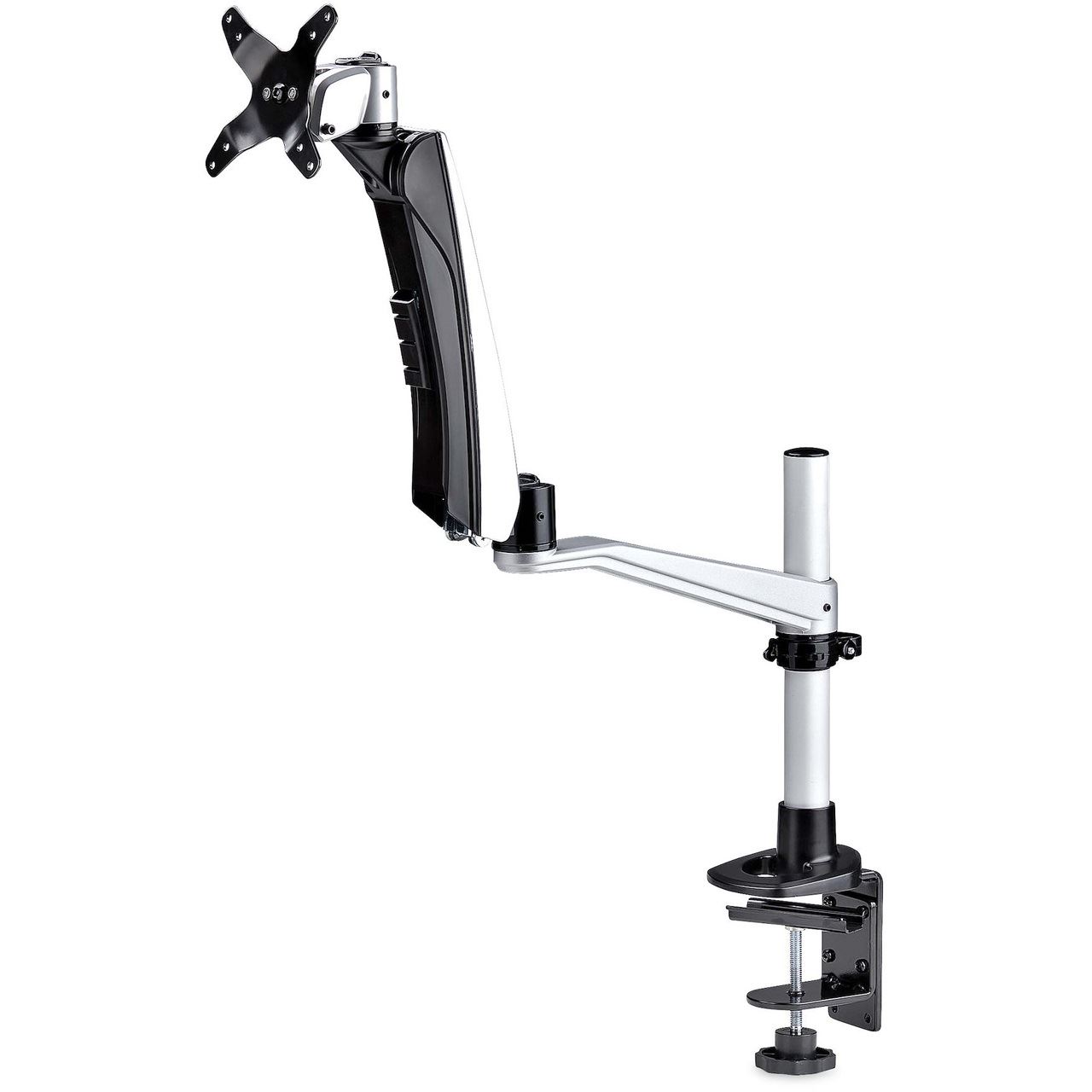 StarTech Monitor Desk Mount, VESA 75x75/100x100, 27/30-inch Screens Befestigungskit - einstellbarer Arm - für LCD-Display - Schwarz - TAA-ko