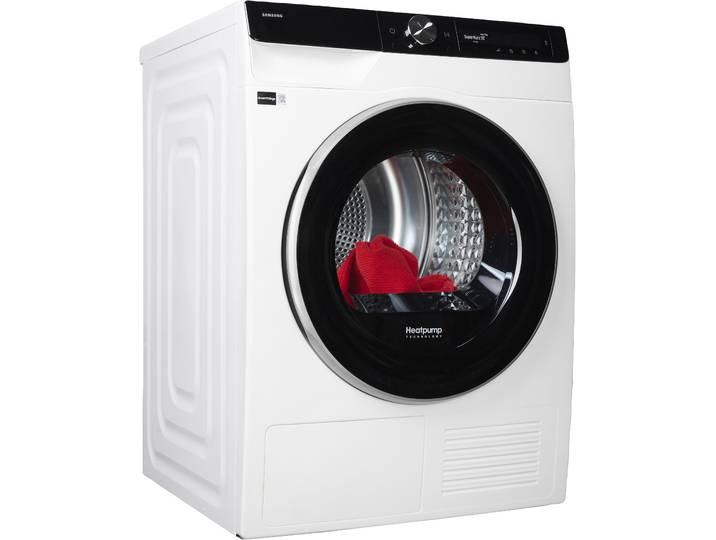 SAMSUNG Wärmepumpentrockner DV90DG6845LKU2/LBU2 , Energieeffizienz: A, weiß, B:60cm H:85cm T:60cm, Trockner, Klartext-Display - Einfache und komfortable Bedienung, Wärmepumpentrockner