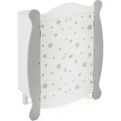 Bayer Chic 2000 Puppen-Kleiderschrank Stars grey
