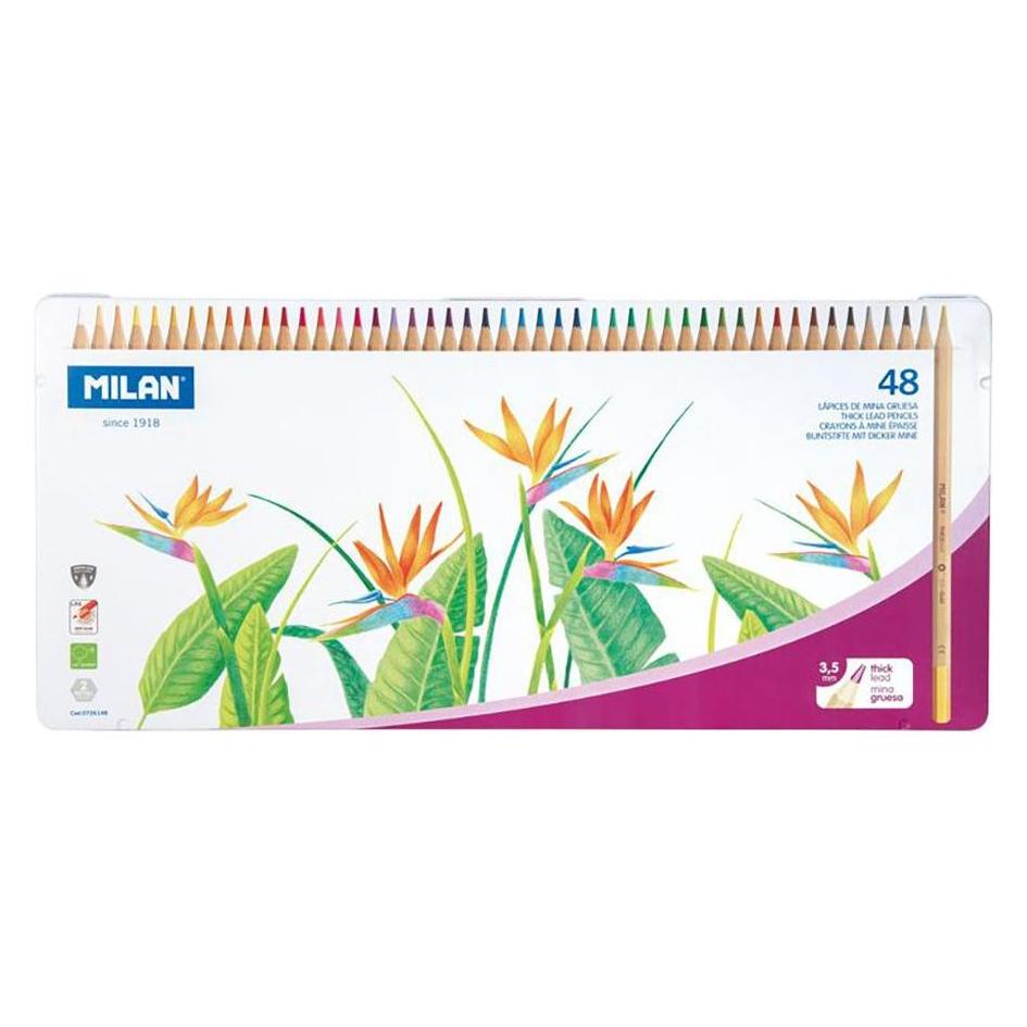 Milan Sechskant-Buntstifte 48 Farben 0726148 S. 1 (48x) (0726148 MILAN)