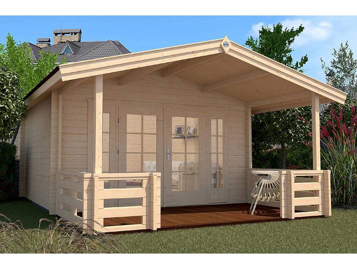 Weka Weekendhaus 137 B mit Vorterasse 5.8 × 3.8 m 45 mm