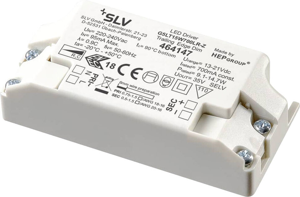 Slv Led Treiber, 14,7w 700ma Dimmbar - Zubehör Diverse