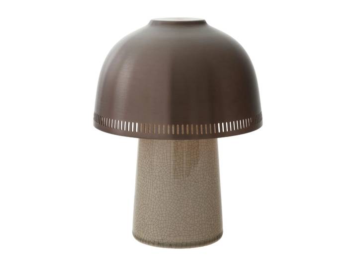 &Tradition Raku SH8 Tischleuchte Beige Grey & Bronze