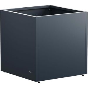 Herstera Pflanzkasten Cube L anthrazit, 70 x 70 x 70 cm, Stahl
