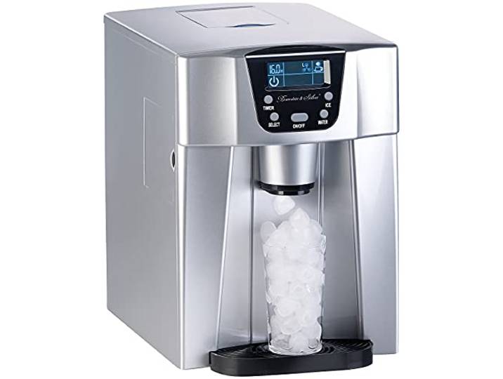 Rosenstein & Söhne Machine à glaçons avec fontaine à eau EWS-2200