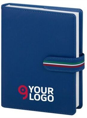 Agenda Portafoglio con Chiusura tricolore con magnete Personalizzate o neutre