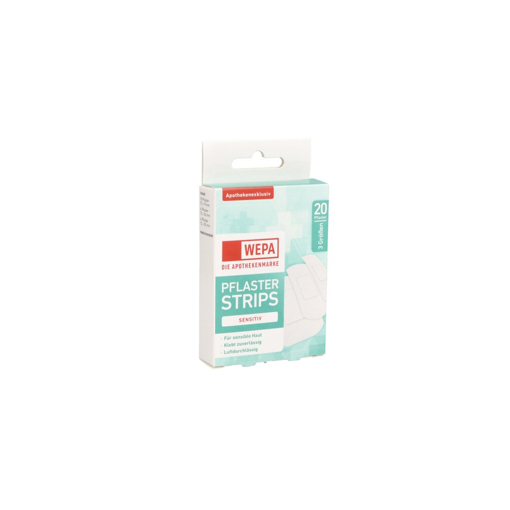 WEPA Apothekenbedarf GmbH & Co KG Wepa Pflasterstrips sensitiv 3 Grössen 16233870