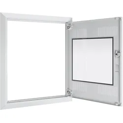ABN GBRU24TM Blendrahmen + Mediatür 2x4 für UP-Feldverteiler, 2x4-reihig