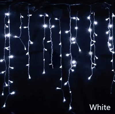 Inspire Curations 5M Waterfall LED Eaves Christmas Lights white 220v Eu Plug
