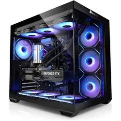 Kiebel Panorama 14 - Intel Core i7-14700KF (187654) (1000 GB, 32 GB, Intel Core i7-14700KF, GeForce RTX 5080), PC, Schwarz