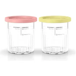 Ninja Creami Deluxe Doppelpack Behälter & Deckel, Zubehör Küchengeräte, Transparent