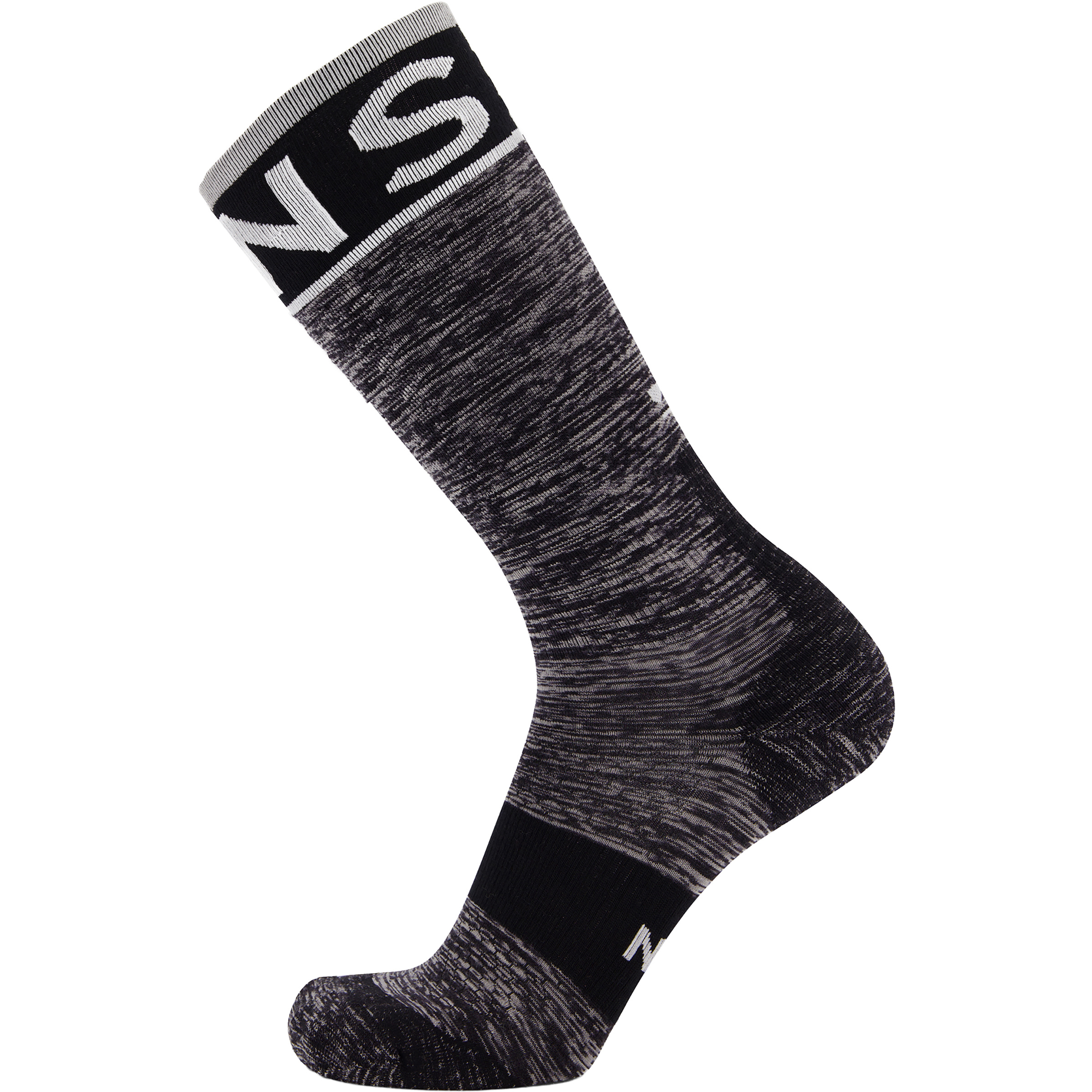 Mons Royale Atlas Merino Snow Skisocken grau Größe 39 Skifahren Elastisch Merinowolle