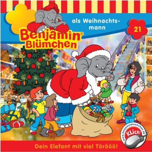 Benjamin Blümchen - Benjamin Blümchen, Folge 21: Als Weihnachtsmann - Preis vom 08.10.2026 07:26:42 h