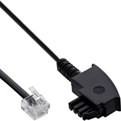 InLine® TAE-F Kabel für DSL Splitter, TAE-F an Western 6/2 DEC, 20 m