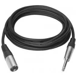 Vivolink XLR M auf Mono-Klinke 6,35 mm Kabel 10 m. (10 m, XLR Kabel), Audiokabel