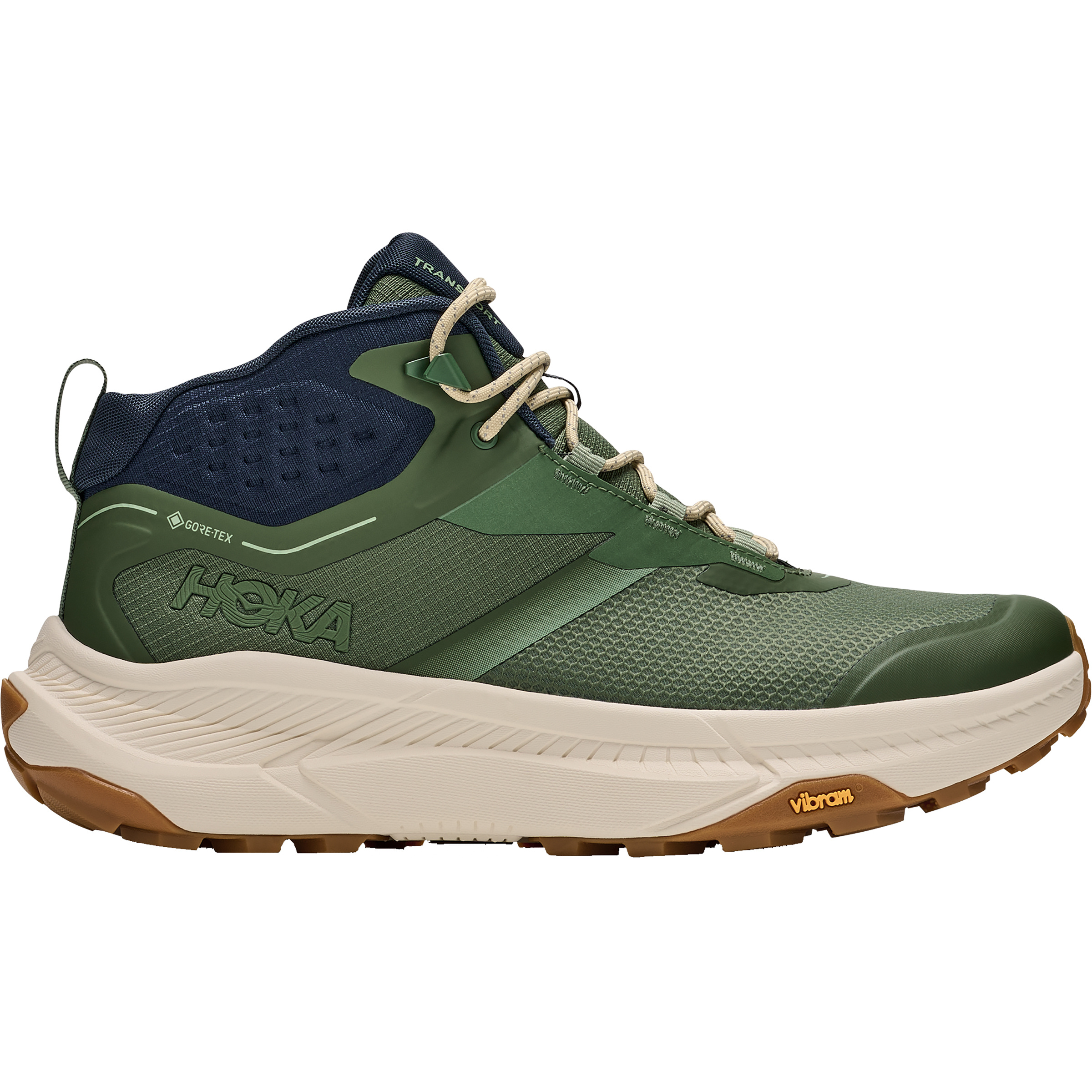 Hoka Transport Hike GTX Herren Wanderschuhe nettle leaf-alabaster Größe 47 Trekking Wasserdicht