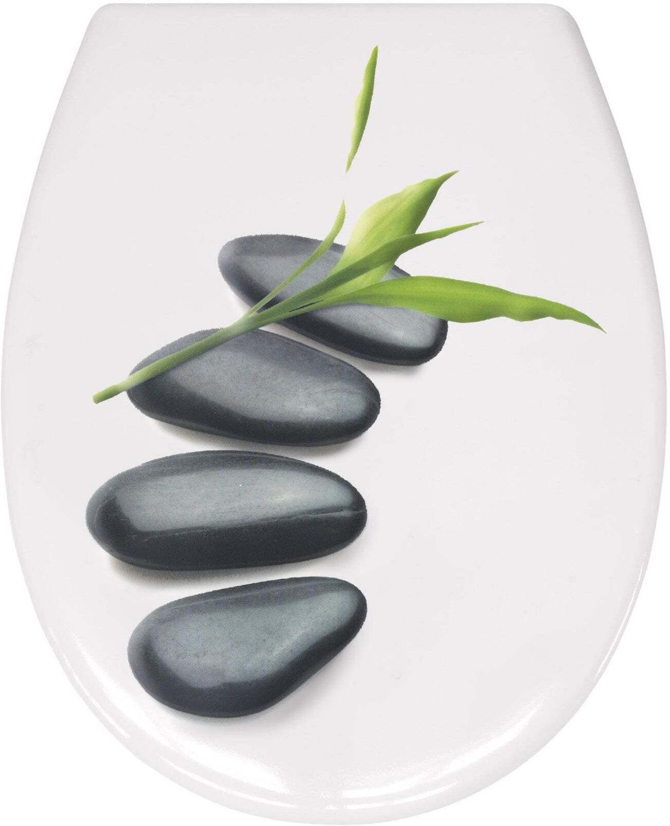 WC-Sitz KLEINE WOLKE "Zen", bunt, B:37cm L:45cm, Kunststoff, WC-Sitze, WC-Sitz bunt Einheitsgröße