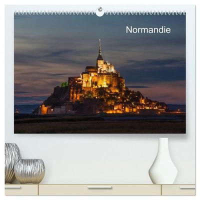 Normandie (hochwertiger Premium Wandkalender 2026 DIN A2 quer), Kunstdruck in Hochglanz