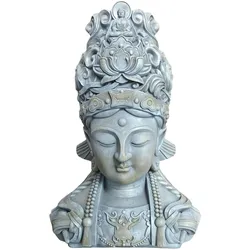 Relaxdays, Aussendekoration, Buddha-Büste