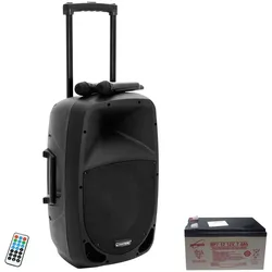 Omnitronic Set MES-15BT2 + Akku