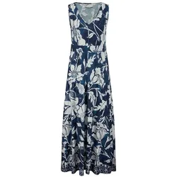 Ärmelloses Kleid Lone Green Cotton blau, 36