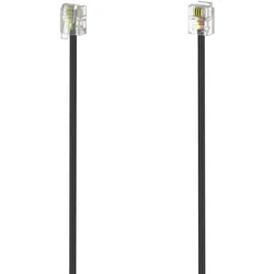 Hama 00201139 Telefonkabel 10 m Schwarz