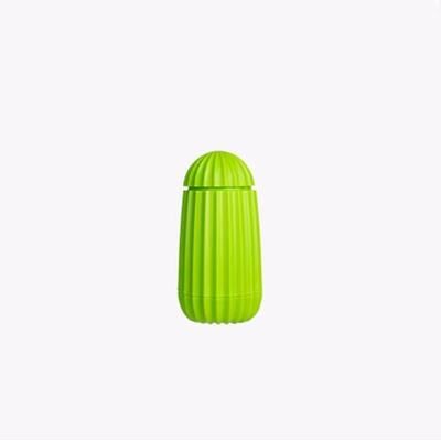 Inspired Finds Creative Cactus Automatic Toothpick & Swab Dispenser Box green