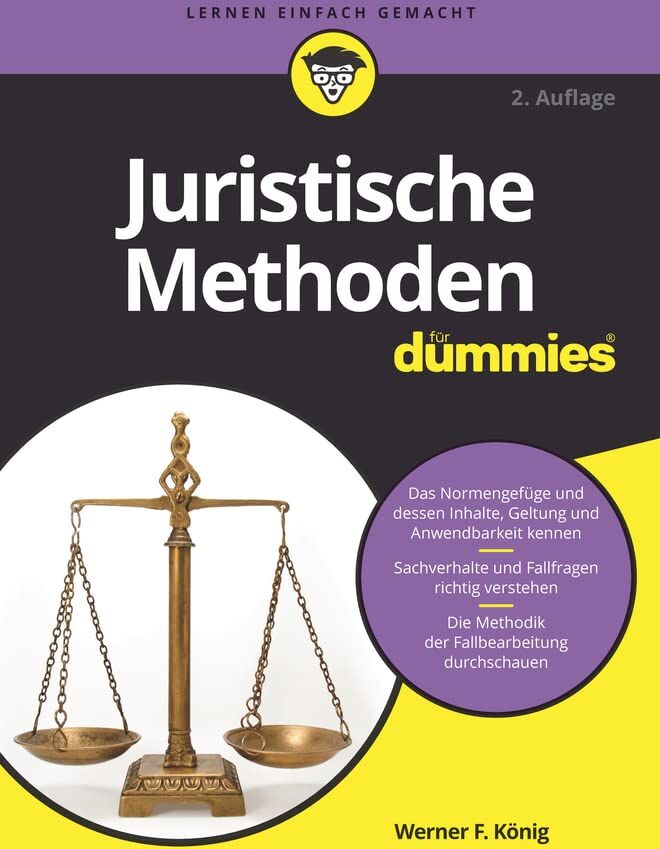 Werner König - Juristische Methoden für Dummies - Preis vom 18.10.2026 19:22:15 h