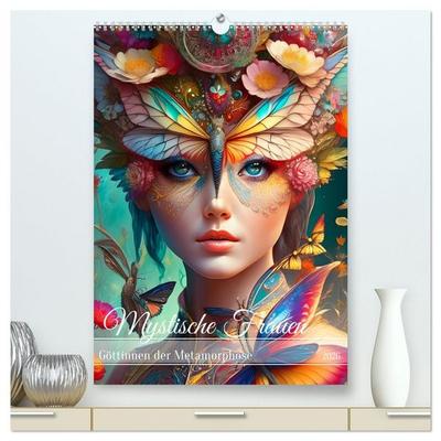 Mystische Frauen - Göttinnen der Metamorphose (hochwertiger Premium Wandkalender 2026 DIN A2 hoch), Kunstdruck in Hochglanz
