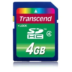 Transcend TS4GSDHC4 Speicherkarte 4 GB
