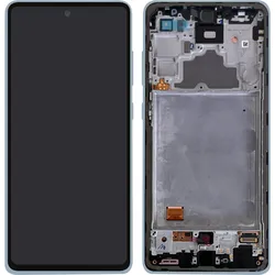 Samsung LCD-Display Galaxy A72 (Display, Samsung Galaxy A72), Mobilgerät Ersatzteile, Blau