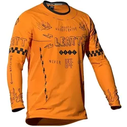 Leatt, Jungen, Velotrikot, MTB Gravity 3.0 Long Sleeve Jersey Jr lager yellow XL (XL), Gelb