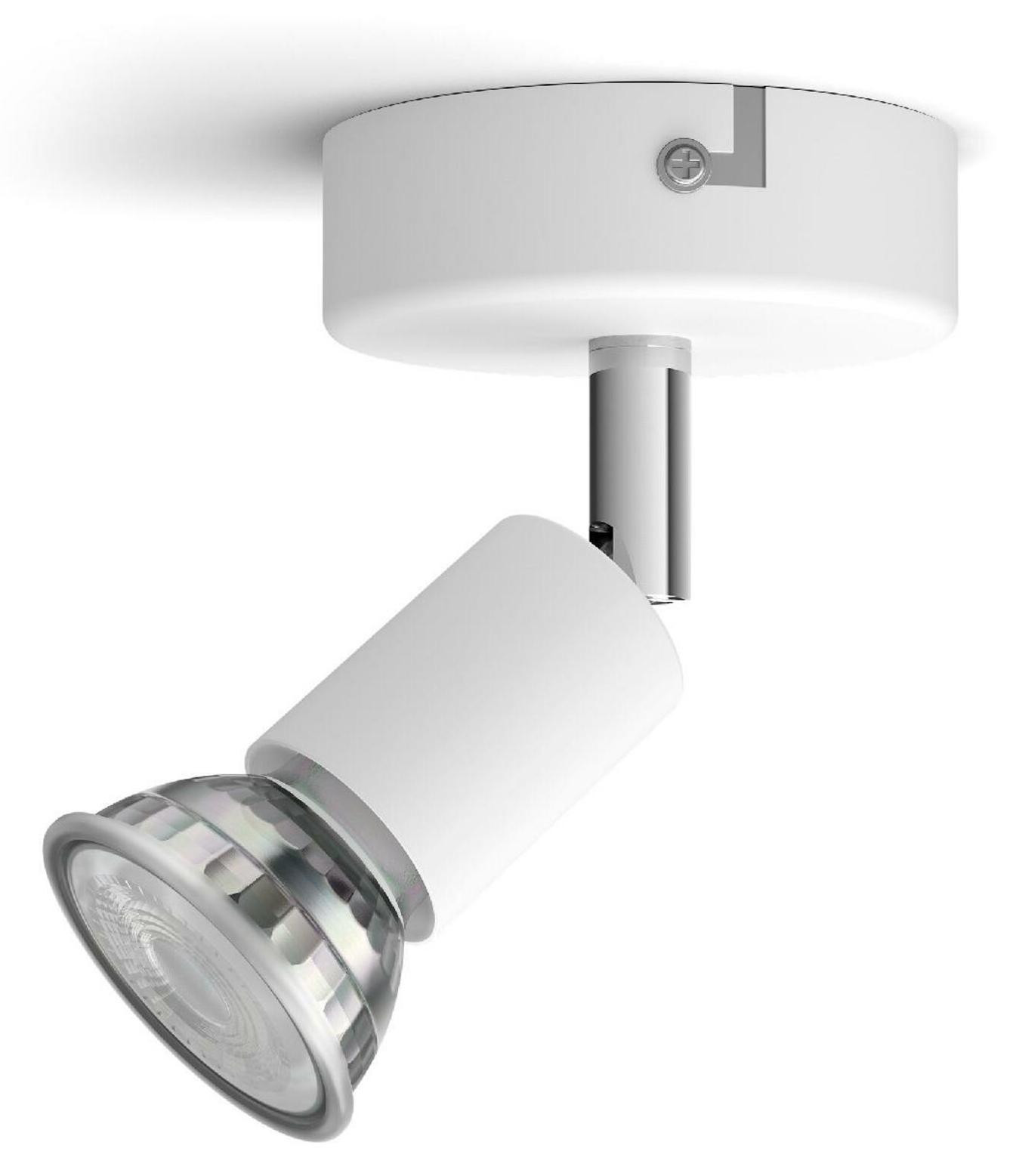 Philips Limbali Inbouwspot en Wandspot, Wit, GU10, LED, Vierkant, Verstelbaar
