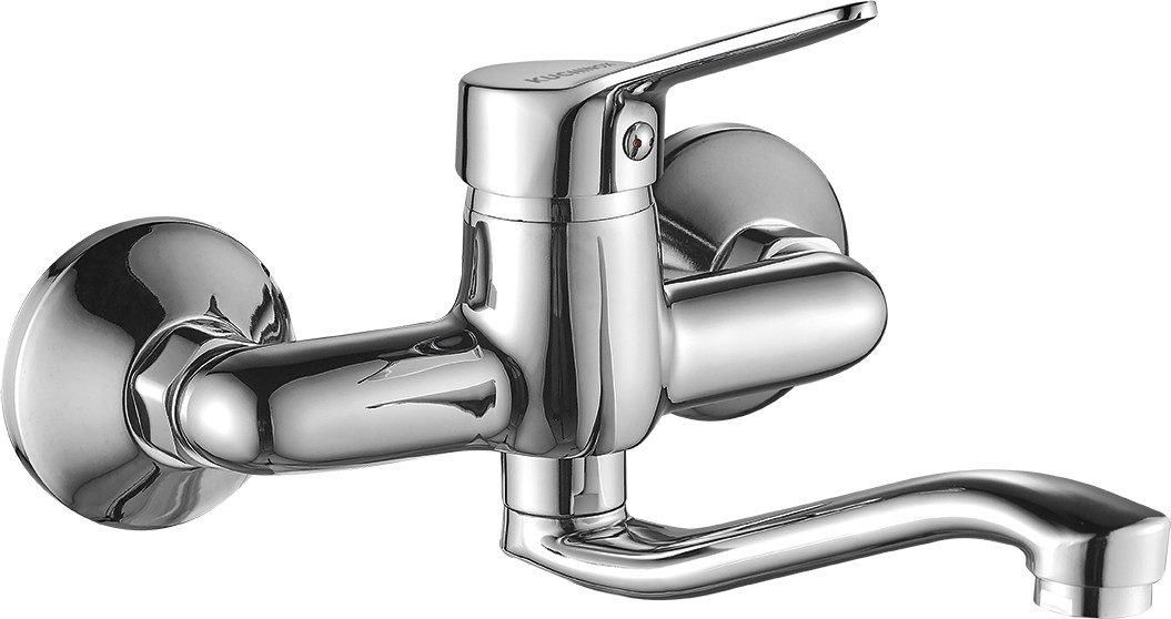 Kuchinox Wastafelmengkraan TIBI Wandmodel Chroom voor Badkamer