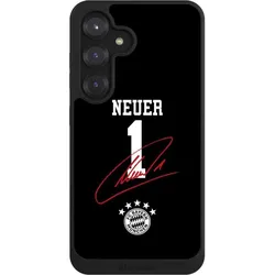 Nivocase Handyhülle für Samsung Galaxy S25 Hülle NIVOpure Case Schwarz FC Bayern München FCB Manuel Neuer (Samsung Galaxy S25), Smartphone Hülle, Schwarz