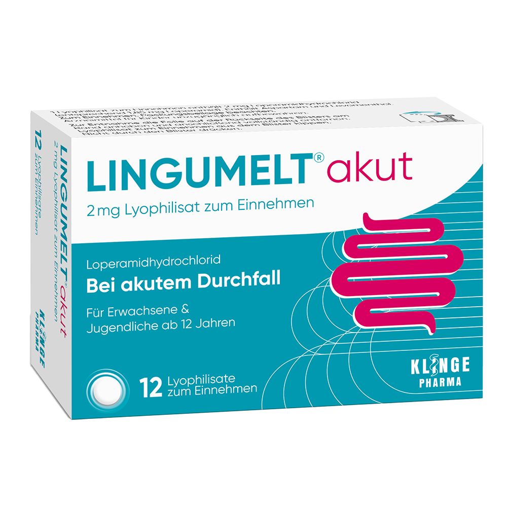 Lingumelt akut 2 mg Lyophilisat zum Einnehmen 12 St Schmelztabletten