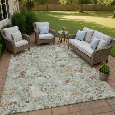 Addison Rugs Machine Washable Indoor/ Outdoor Modern Ranch Chantille Rug