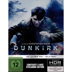 Dunkirk - Steelbook  (4K Ultra HD) (+Blu-ray) (+ Bonus-Blu-ray)