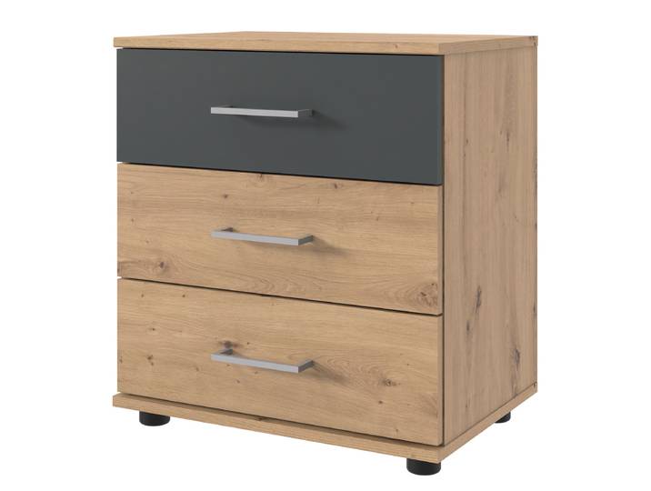 Nachtkommode Taiga 58cm Braun/Eiche Artisan Dekor