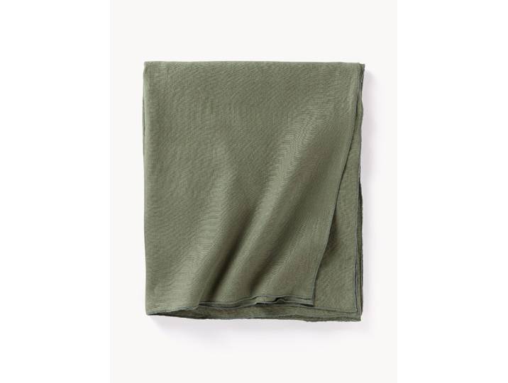 Nappe en lin avec bordure décorative Kennedy