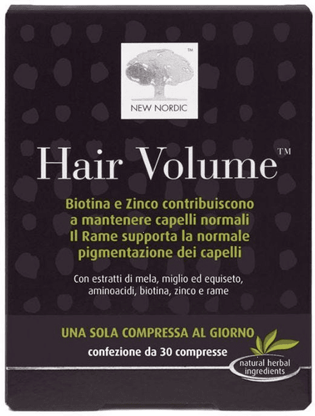 New Nordic Hair Volume Integratore per Capelli 30 Compresse