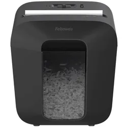 Fellowes Powershred LX25 Aktenvernichter mit Partikelschnitt bis 6 Blatt schwarz