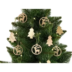 Weihnachtsbaumbombe Rentier Weihnachtsbaumschmuck aus Holz