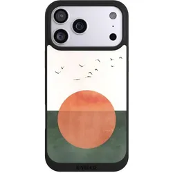 Nivocase Handyhülle für Apple iPhone 17 Pro Max Hülle NIVOpure Case Schwarz Sonnenschein Sonnenuntergang (Apple iPhone 17 Pro Max), Smartphone Hülle, Schwarz