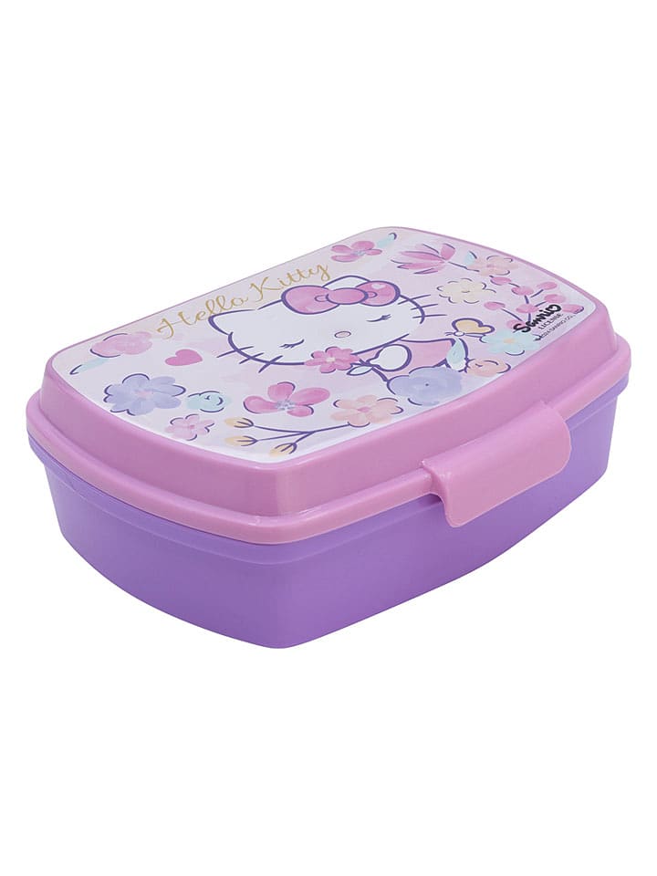 Stor Lunchbox "Hello Kitty" in Pink/ Lila - onesize